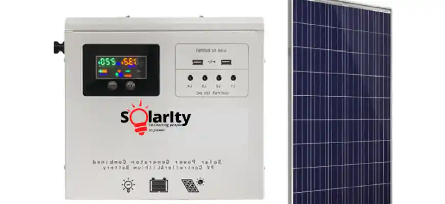300w Solar Generator with Solar Panel